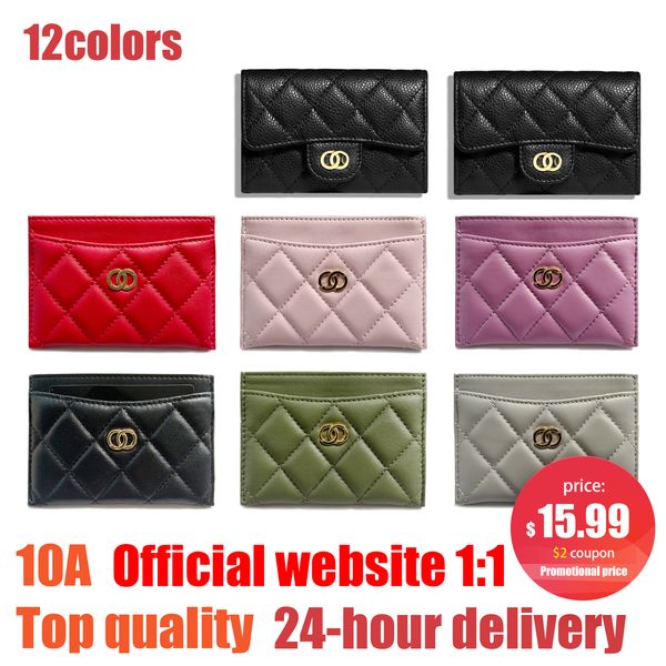 2023 new card holders luxurys designers purses business card womens mens credit card caviar leather coin purse wallet key pouch summer 12 co, Red;black
2023 new card holders luxurys designers purses business card womens mens credit card caviar leather coin purse wallet key pouch summer 12 co, Red;black