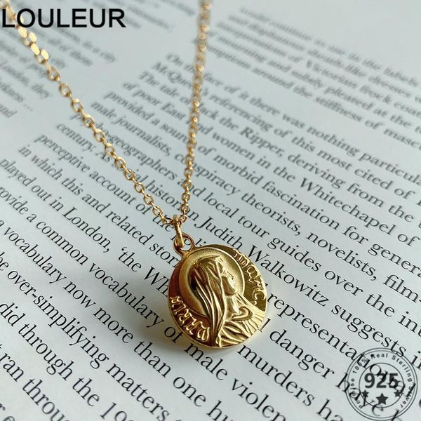 necklaces louleur chic 925 sterling silver necklace golden virgin mary portrait pendant necklace for women silver 925 fine jewelry charms
necklaces louleur chic 925 sterling silver necklace golden virgin mary portrait pendant necklace for women silver 925 fine jewelry charms