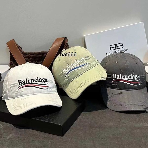 23 balencigas baseball cap with holes and edges casual duck tongue lovers, Blue;gray
23 balencigas baseball cap with holes and edges casual duck tongue lovers, Blue;gray