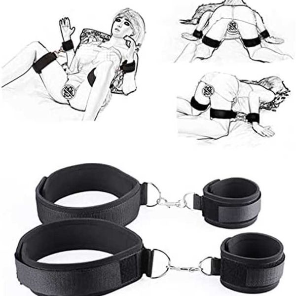 factory outlet constraint strap with padded wrists thighs cuffs adjustable handcuffs and leg straps for women's toys slave beginner set
factory outlet constraint strap with padded wrists thighs cuffs adjustable handcuffs and leg straps for women's toys slave beginner set