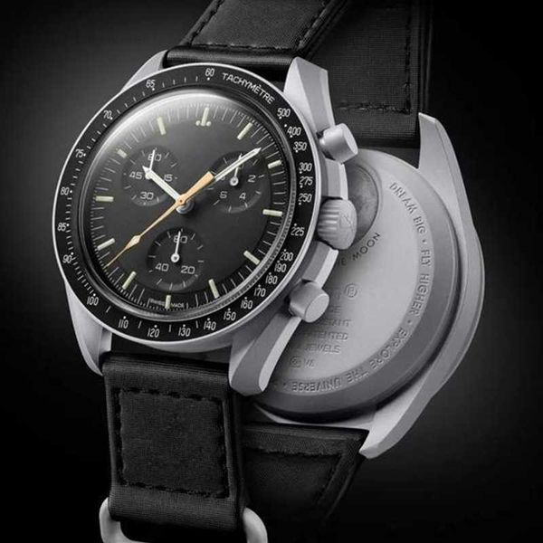 2022 bioceramic planet moon quarz watch mission to mercury 42mm full function chronograph luxury mens couple joint name wristwatches pluto, Slivery;black
2022 bioceramic planet moon quarz watch mission to mercury 42mm full function chronograph luxury mens couple joint name wristwatches pluto, Slivery;black
