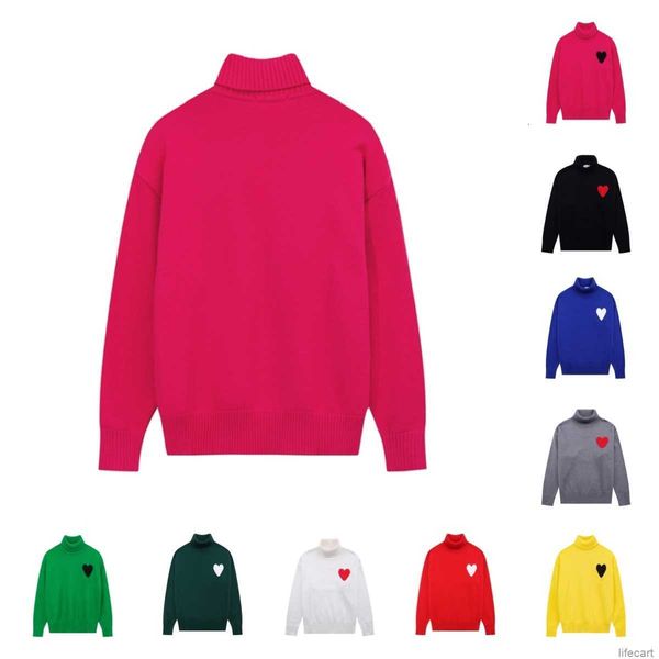 2023 amis paris fashion mens sweaters designer turtleneck winter amies love high collar knitted sweater men casual pullover zs52, White;black
2023 amis paris fashion mens sweaters designer turtleneck winter amies love high collar knitted sweater men casual pullover zs52, White;black