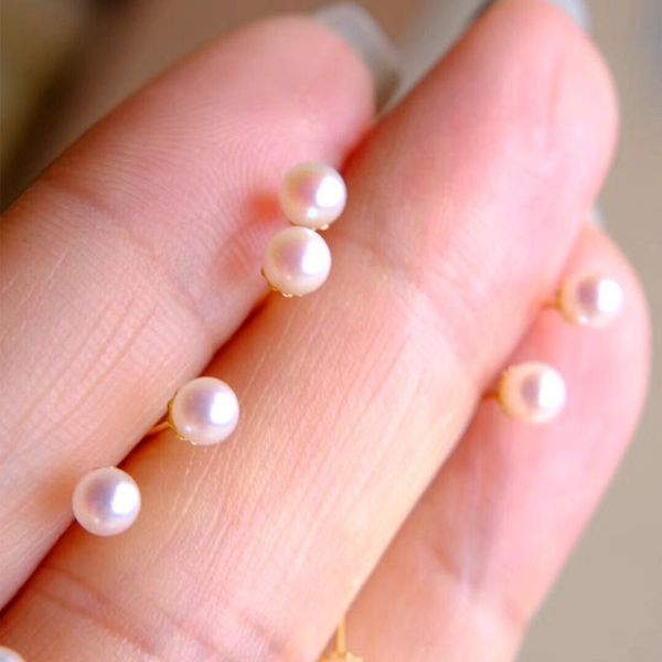 stud hengsheng natural ocean akoya white 45mm round pearls stud earrings 18k gold earrings for women classic wedding jewelry, Golden;silver
stud hengsheng natural ocean akoya white 45mm round pearls stud earrings 18k gold earrings for women classic wedding jewelry, Golden;silver