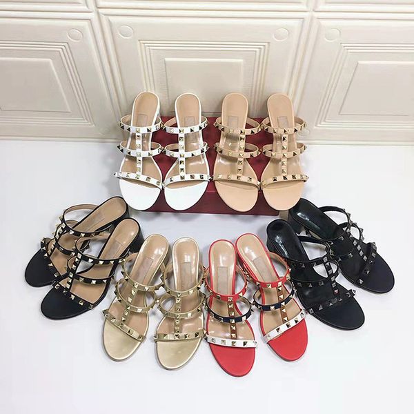brand summer sandals leather women stud sandals slingback high heels women fashion wedding party stud shoes 35-43, Black
brand summer sandals leather women stud sandals slingback high heels women fashion wedding party stud shoes 35-43, Black