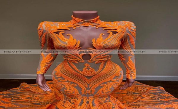 sparkly orange long prom dresses high neck sleeve high neck african women black girls mermaid sequin prom gowns2509968
sparkly orange long prom dresses high neck sleeve high neck african women black girls mermaid sequin prom gowns2509968