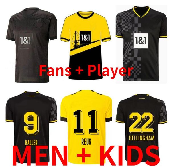 2023 2024 reus special all black soccer jerseys borussia kamara 22 23 24 black football shirt bellingham hummels reyna brandt dortmund men k, Black;yellow
2023 2024 reus special all black soccer jerseys borussia kamara 22 23 24 black football shirt bellingham hummels reyna brandt dortmund men k, Black;yellow