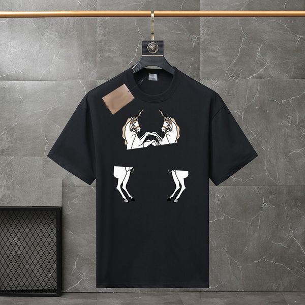 european and american luxury brand t-shirts for men and women summer round neck short sleeved outdoor fashion casual pure cotton letter cart, White;black
european and american luxury brand t-shirts for men and women summer round neck short sleeved outdoor fashion casual pure cotton letter cart, White;black