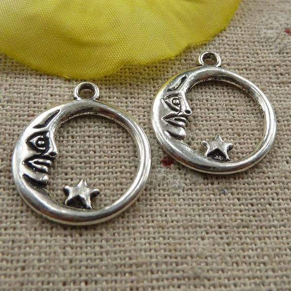 other 225 pieces tibetan silver moon charms 21x18mm #4178 
other 225 pieces tibetan silver moon charms 21x18mm #4178