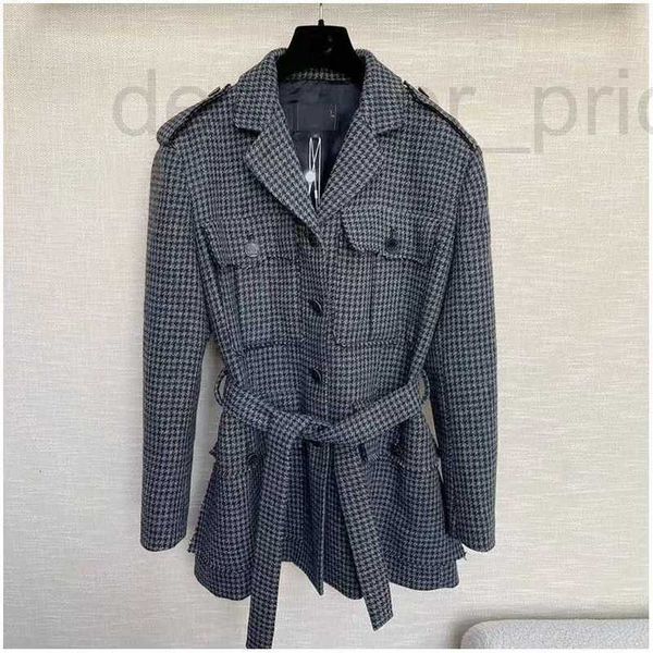 women's jackets designer new 2023 brand jacket ootd fashion grade autumn winter tweed coat houndstooth overcoat leisure women spring co, Black;brown
women's jackets designer new 2023 brand jacket ootd fashion grade autumn winter tweed coat houndstooth overcoat leisure women spring co, Black;brown