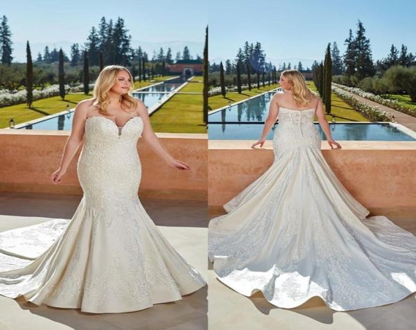 eddy k mermaid wedding dresses 2021 appliqued satin sweetheart beach wedding dress sweep train customize vestidos de novia4438419, White
eddy k mermaid wedding dresses 2021 appliqued satin sweetheart beach wedding dress sweep train customize vestidos de novia4438419, White