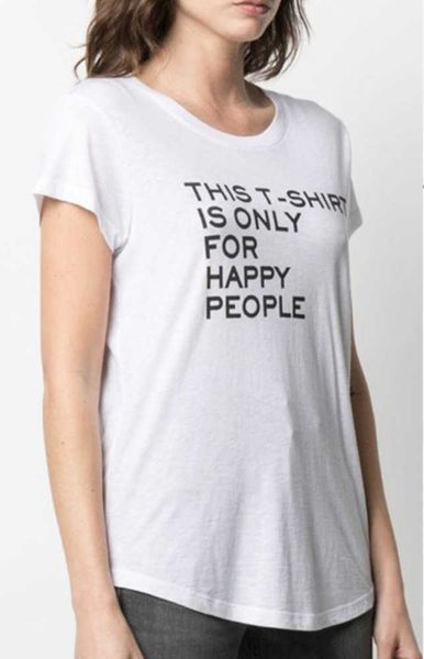 23ss zadig voltaire summer cotton new women designer t shirt bottom curved letter printing round neck slim fit fashion short sleeve, White
23ss zadig voltaire summer cotton new women designer t shirt bottom curved letter printing round neck slim fit fashion short sleeve, White