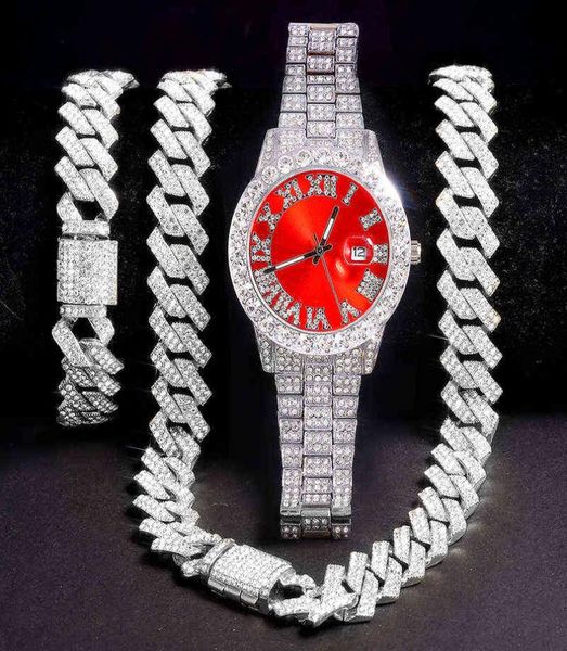 hbp necklace watch bracelet hip hop rapper cuban chain gold color iced out paved rhinestone necklace for men jewelry set new 220714109841, Silver
hbp necklace watch bracelet hip hop rapper cuban chain gold color iced out paved rhinestone necklace for men jewelry set new 220714109841, Silver