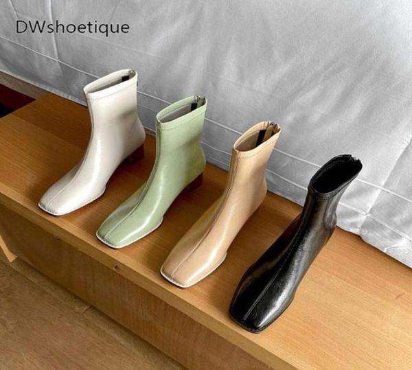 boots winter genuine leather women ankle square toe chunky heel booties2787569, Black
boots winter genuine leather women ankle square toe chunky heel booties2787569, Black