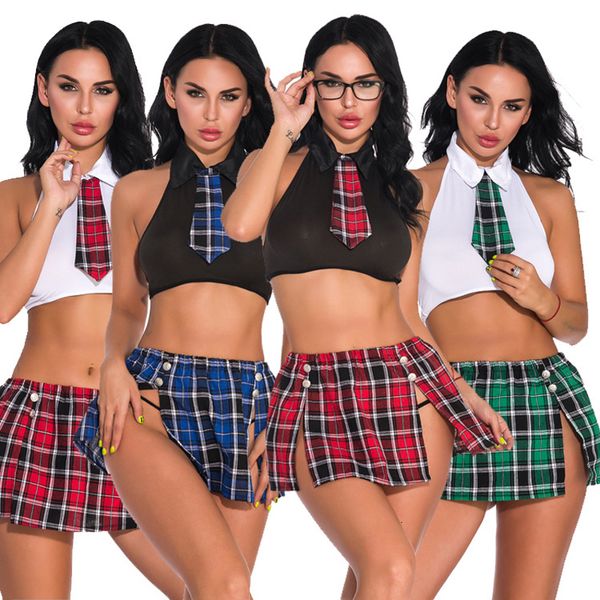 set 5 styles cosplay womens youth student uniform clothing underwear underwear role playing pleated skin products 230520, Red;black
set 5 styles cosplay womens youth student uniform clothing underwear underwear role playing pleated skin products 230520, Red;black