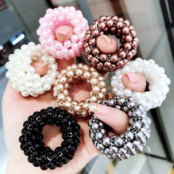 elegant lady rubber band rope pearl hair ring girls beaded scrunchies rubber bands ponytail hair accessories elastic headband, Slivery;white
elegant lady rubber band rope pearl hair ring girls beaded scrunchies rubber bands ponytail hair accessories elastic headband, Slivery;white