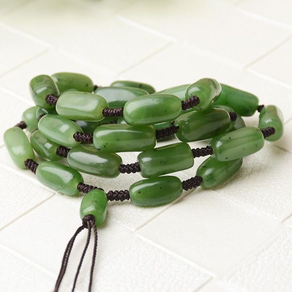 necklaces natural hetian jade hanging rope raw stone rice bead necklace rope men's and women's sweater chain hanging chain, Silver
necklaces natural hetian jade hanging rope raw stone rice bead necklace rope men's and women's sweater chain hanging chain, Silver