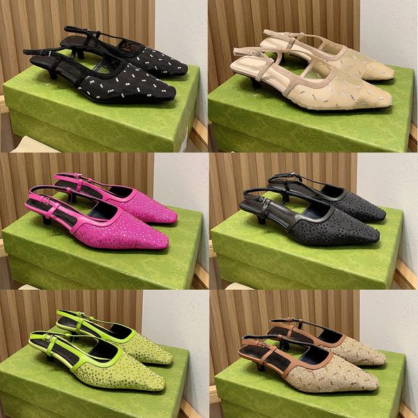 women's g slingback pumps camel g canvas with crystals real leather sole 3.5cm low heel sandals designer dress shoes high heels sandals, Black
women's g slingback pumps camel g canvas with crystals real leather sole 3.5cm low heel sandals designer dress shoes high heels sandals, Black