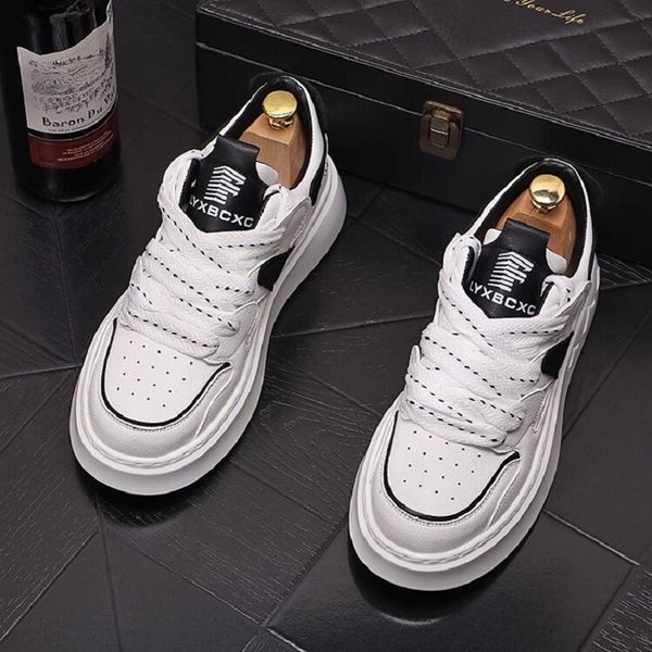 men's board shoes 2023 new spring trend verstile small white shoes tide shoes platform casual shoes d2h52, Black
men's board shoes 2023 new spring trend verstile small white shoes tide shoes platform casual shoes d2h52, Black