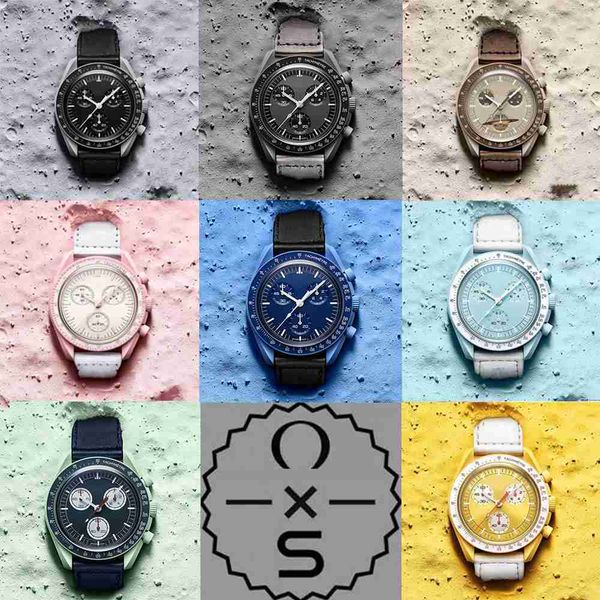 bioceramic planet moon men's watches full function quarz chronograph designer watch mission to mercury 42mm watch limited edition, Slivery;black
bioceramic planet moon men's watches full function quarz chronograph designer watch mission to mercury 42mm watch limited edition, Slivery;black