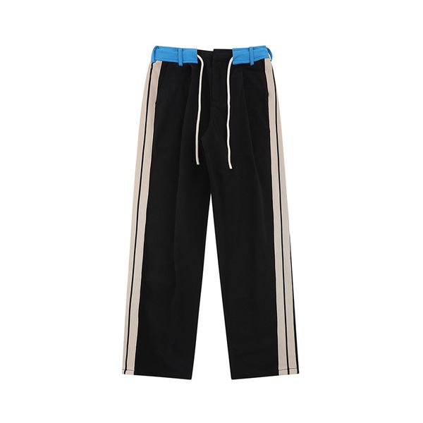 designer color contrast pants pa fashion brand ribbon casual pants color contrast cargo pants sweatpants men's and women's loose s, Black
designer color contrast pants pa fashion brand ribbon casual pants color contrast cargo pants sweatpants men's and women's loose s, Black