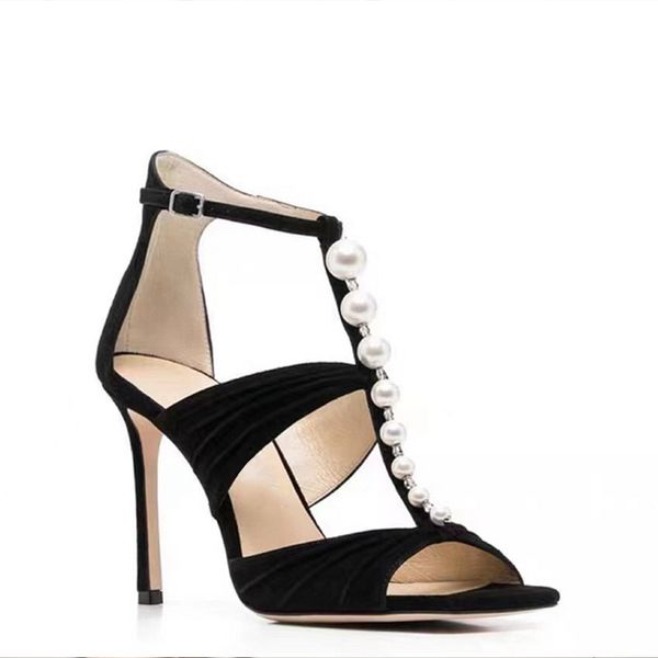 2023 designer womens sandal knotted straps dress shoes latte nappa leather sandals heel ladies shoes 34-41, Black
2023 designer womens sandal knotted straps dress shoes latte nappa leather sandals heel ladies shoes 34-41, Black