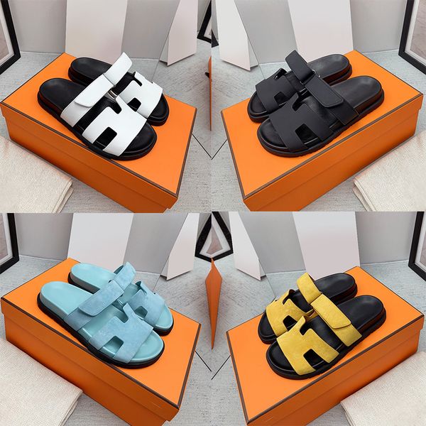 chypre slippers luxury designer sandals women man ladies suede 100% real leather slides platform summer beach oran sandal classic with box c, Black
chypre slippers luxury designer sandals women man ladies suede 100% real leather slides platform summer beach oran sandal classic with box c, Black