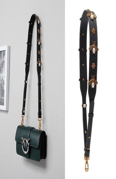 fashion gold bee leather strap pu handbag accessories replacement wide shoulder bag straps women design corssbody bag strap belt c2029505, Black
fashion gold bee leather strap pu handbag accessories replacement wide shoulder bag straps women design corssbody bag strap belt c2029505, Black