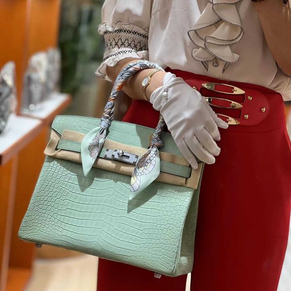 handbags birkins 30 porosus crocodile mist face handmade wax thread handheld women's bag high end luxury bag ayw
handbags birkins 30 porosus crocodile mist face handmade wax thread handheld women's bag high end luxury bag ayw