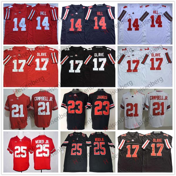 ncaa college ohio state buckeyes football jerseys 14 k.j. hill 17 chris olave 21 parris campbell jr. 23 james 25 mike weber jr jersey, Black
ncaa college ohio state buckeyes football jerseys 14 k.j. hill 17 chris olave 21 parris campbell jr. 23 james 25 mike weber jr jersey, Black