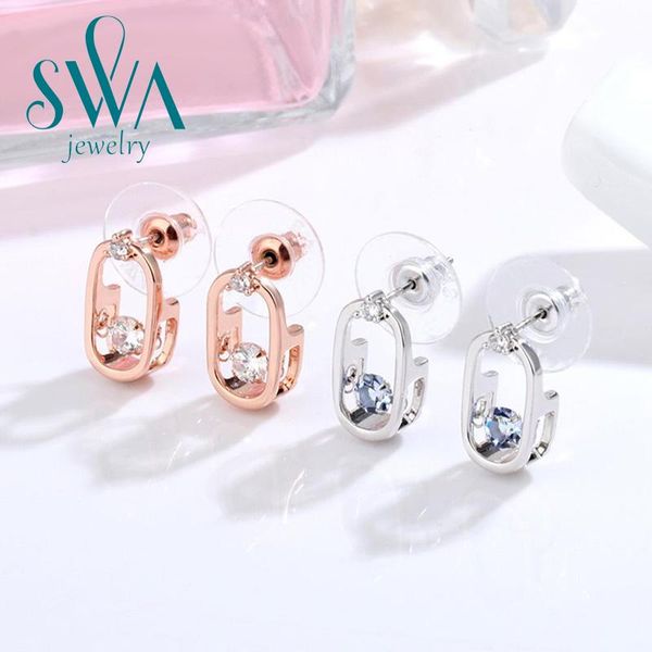 stud swa original vshaped earrings with multicolor crystal korean women's earrings anniversary gift, Golden;silver
stud swa original vshaped earrings with multicolor crystal korean women's earrings anniversary gift, Golden;silver