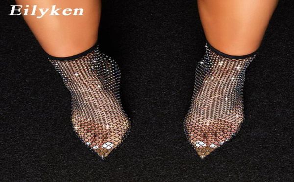 eilyken new design crystal rhinestone mesh stretch fabric sock boots fashion pvc transparent pointed toe shoes high heels cx23413529, Black
eilyken new design crystal rhinestone mesh stretch fabric sock boots fashion pvc transparent pointed toe shoes high heels cx23413529, Black