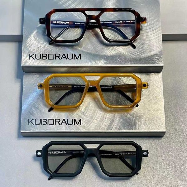 Designer Kuboraum cool sunglasses Super high quality luxury German fashion brand kuboraum new P8 large square frame glasses optical with original box
Designer Kuboraum cool sunglasses Super high quality luxury German fashion brand kuboraum new P8 large square frame glasses optical with original box