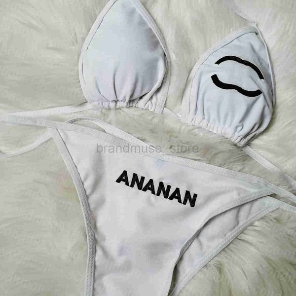 women's swimwear letter embroidered swim wear women bikinis set fashion backless bathing suit two piece swimsuit j230522, White;black
women's swimwear letter embroidered swim wear women bikinis set fashion backless bathing suit two piece swimsuit j230522, White;black