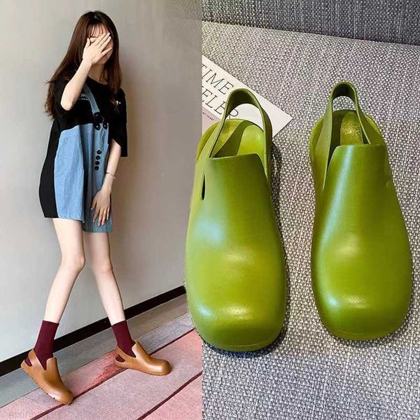 bvnew women's rain shoes fashion ins online popular outdoor wearing one step lazy couple rain shoes, Black
bvnew women's rain shoes fashion ins online popular outdoor wearing one step lazy couple rain shoes, Black