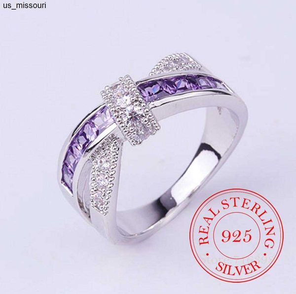 band rings 100 925 sterling silver jewelry vintage purple crystal couple's wedding silver rings for women men fashion anel de prata bij
band rings 100 925 sterling silver jewelry vintage purple crystal couple's wedding silver rings for women men fashion anel de prata bij