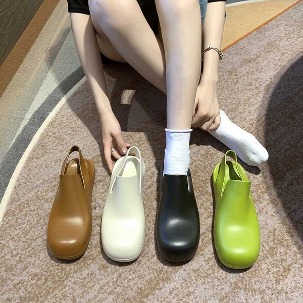 bvlittle crab new summer sandals women's flat bottom simple slippers wear mesh red wrap head rainshoes jelly white plastic water shoes, Black
bvlittle crab new summer sandals women's flat bottom simple slippers wear mesh red wrap head rainshoes jelly white plastic water shoes, Black