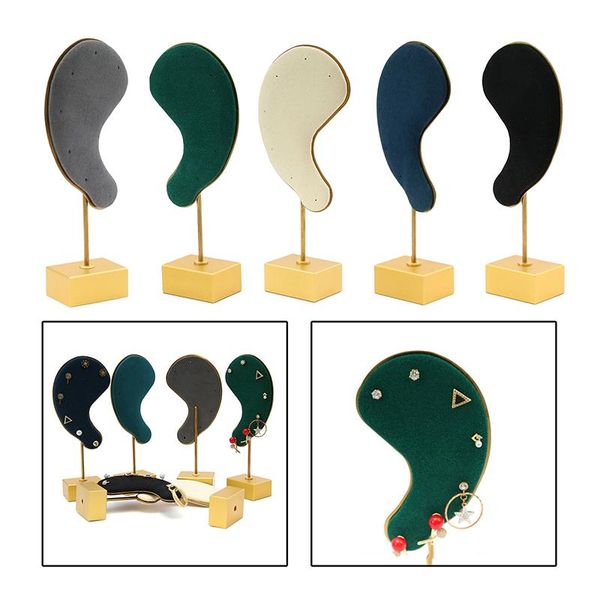 boxes fashion earring display stand multicolor microfiber earring holder earshaped ear clip stud jewelry display organizer stand, Black;white
boxes fashion earring display stand multicolor microfiber earring holder earshaped ear clip stud jewelry display organizer stand, Black;white