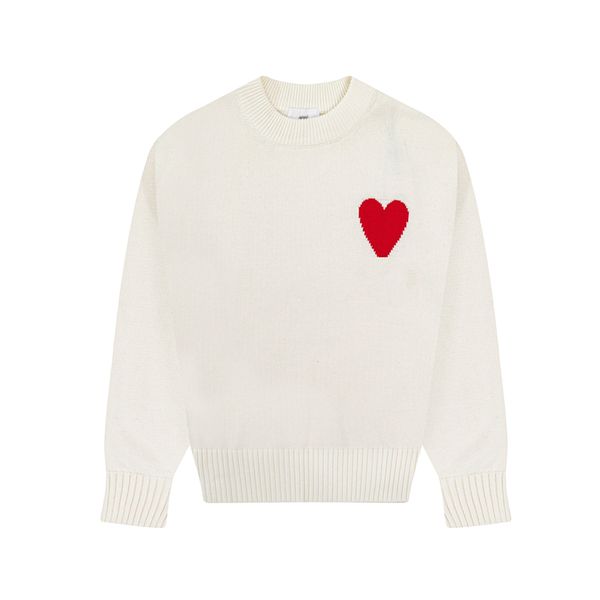 fashion amisweater paris sweater mens designer knitted shirts long sleeve french high street embroidered a heart pattern round neckb, White;black
fashion amisweater paris sweater mens designer knitted shirts long sleeve french high street embroidered a heart pattern round neckb, White;black