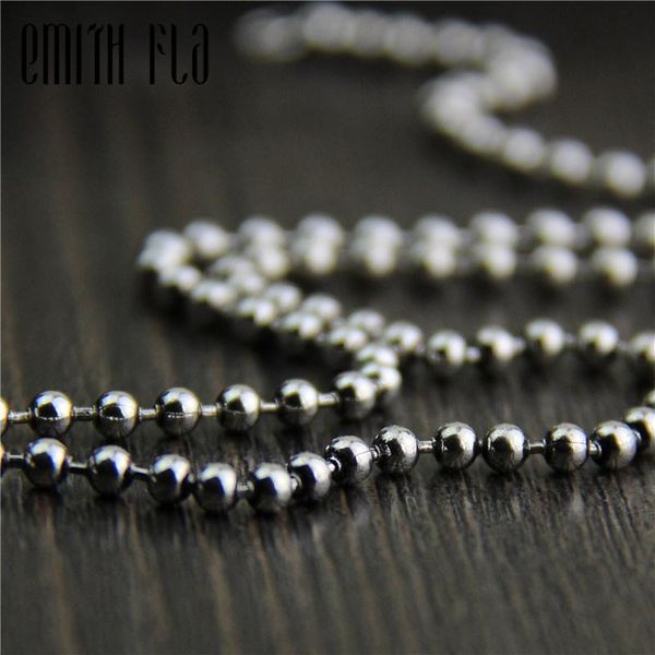 necklaces emith fla authentic 100% 925 sterling silver trendy round ball link chain necklace 2.5mm thickness necklace chain jewelry unisex
necklaces emith fla authentic 100% 925 sterling silver trendy round ball link chain necklace 2.5mm thickness necklace chain jewelry unisex