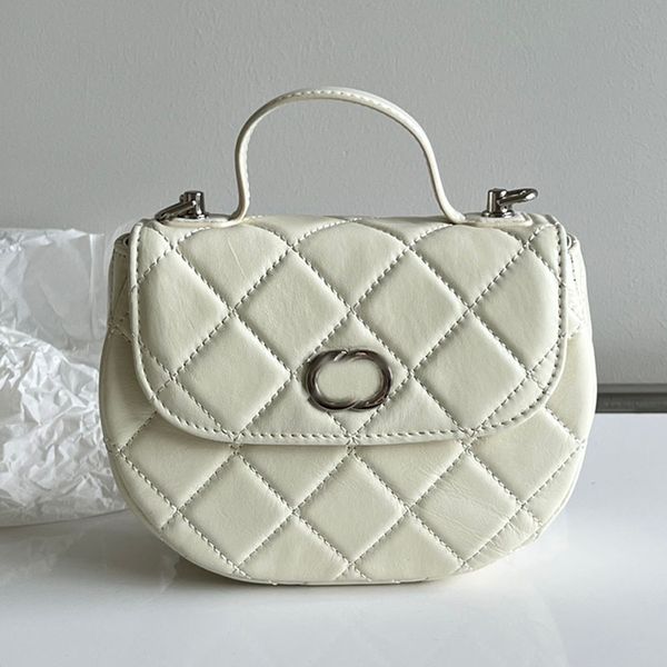 women half round tote designer bag silver metal hardware calfskin leather matelasse chain crossbody shoulder handbag diamond lattice luxury
women half round tote designer bag silver metal hardware calfskin leather matelasse chain crossbody shoulder handbag diamond lattice luxury
