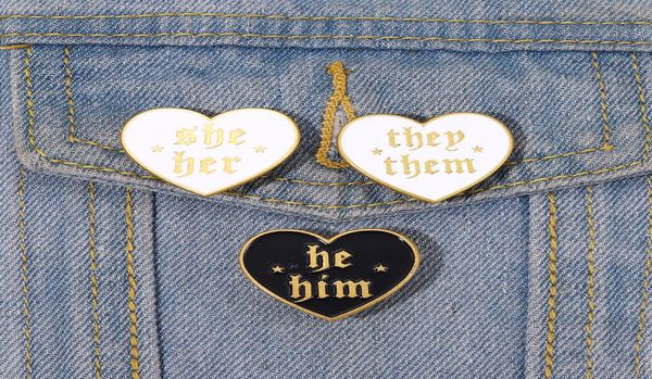funny letters creative he him she her they brooches metal badge pin accessories antilight buckle fixed clothes decoration medal5320362, Blue
funny letters creative he him she her they brooches metal badge pin accessories antilight buckle fixed clothes decoration medal5320362, Blue