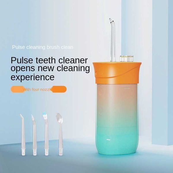 Image of Oral Irrigators Oral Irrigator Portable Water Dental Flosser USB Teeth Whitening Peroxide Dental Bleaching System Oral Tooth cleaner G230523