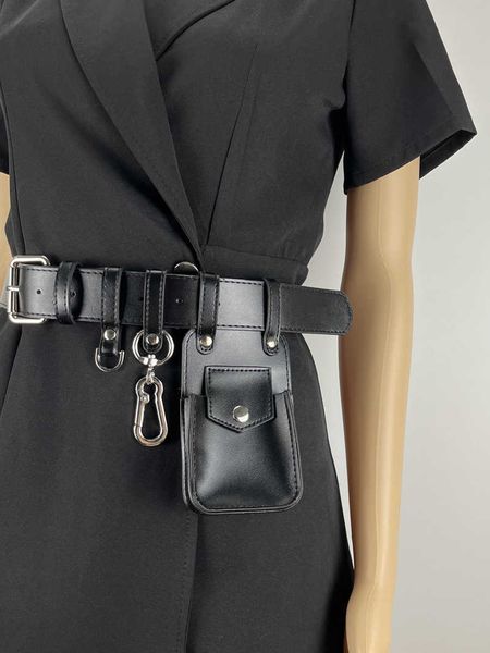 belt bag gothic fanny packs heavy industry punk street fashion waist bag for women with black concave shape paired 230523
belt bag gothic fanny packs heavy industry punk street fashion waist bag for women with black concave shape paired 230523