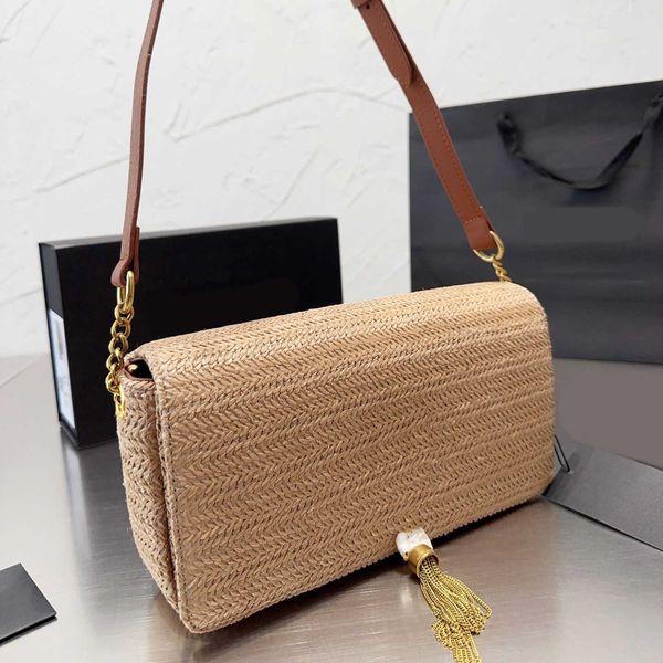 raffia tassels shoulder bags women designer bags square crossbody wallet luxury brand handbags crossbody strap single messengers purses 2303
raffia tassels shoulder bags women designer bags square crossbody wallet luxury brand handbags crossbody strap single messengers purses 2303