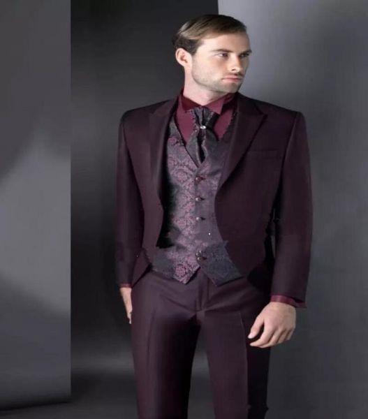 new slim fit one button burgundy wedding groom tuxedos peak lapel groomsmen men suits prom blazer jacketpantsvesttie 1944257711, Black;gray
new slim fit one button burgundy wedding groom tuxedos peak lapel groomsmen men suits prom blazer jacketpantsvesttie 1944257711, Black;gray