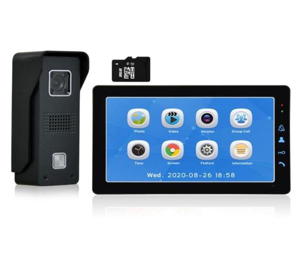 video door phones 9 inch phone intercom system with 8gb card record doorbell kit aluminium alloy camera for home villa condo4214665
video door phones 9 inch phone intercom system with 8gb card record doorbell kit aluminium alloy camera for home villa condo4214665