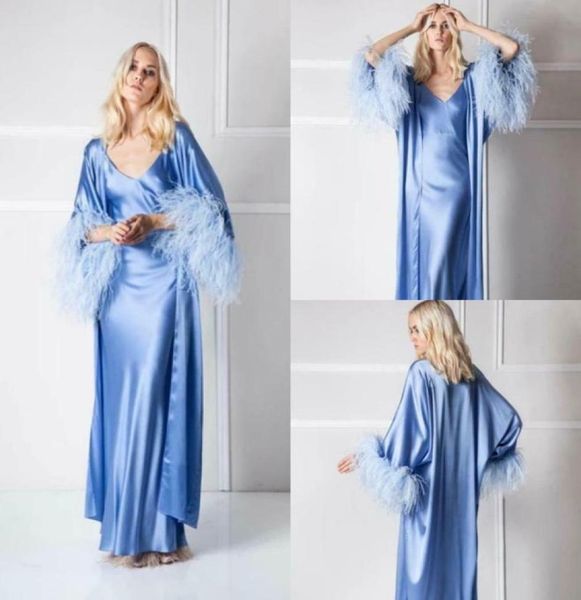 2 pieces women feather bathrobe sleepwear bridal robe long nightgowns luxury lingerie peignoir kimono dressing gowns robes3401204, White
2 pieces women feather bathrobe sleepwear bridal robe long nightgowns luxury lingerie peignoir kimono dressing gowns robes3401204, White
