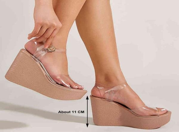 platform wedges sandals for women clear buckle strap peep toe comfy casual shoes woman roman brand office lady sandals j2205278516709, Black
platform wedges sandals for women clear buckle strap peep toe comfy casual shoes woman roman brand office lady sandals j2205278516709, Black