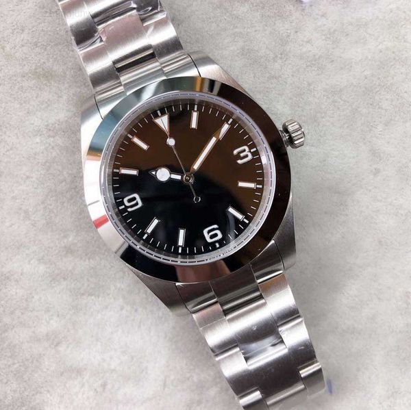 explorer st9 watch 39mm stainless steel 2813 movement automatic mechanical mens watches series men wristwatches, Slivery;black
explorer st9 watch 39mm stainless steel 2813 movement automatic mechanical mens watches series men wristwatches, Slivery;black
