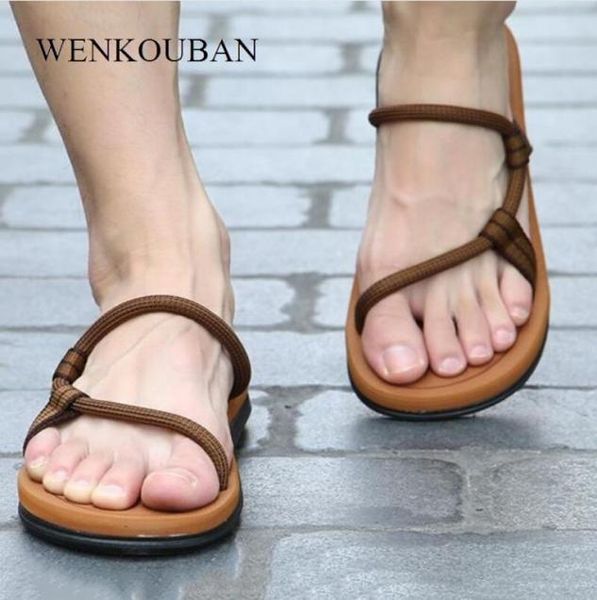 summer beach shoes men casual sandals gladiator roman sandalias male shoes slipon flat flip flops zapatos de hombre y2001076316325, Black
summer beach shoes men casual sandals gladiator roman sandalias male shoes slipon flat flip flops zapatos de hombre y2001076316325, Black